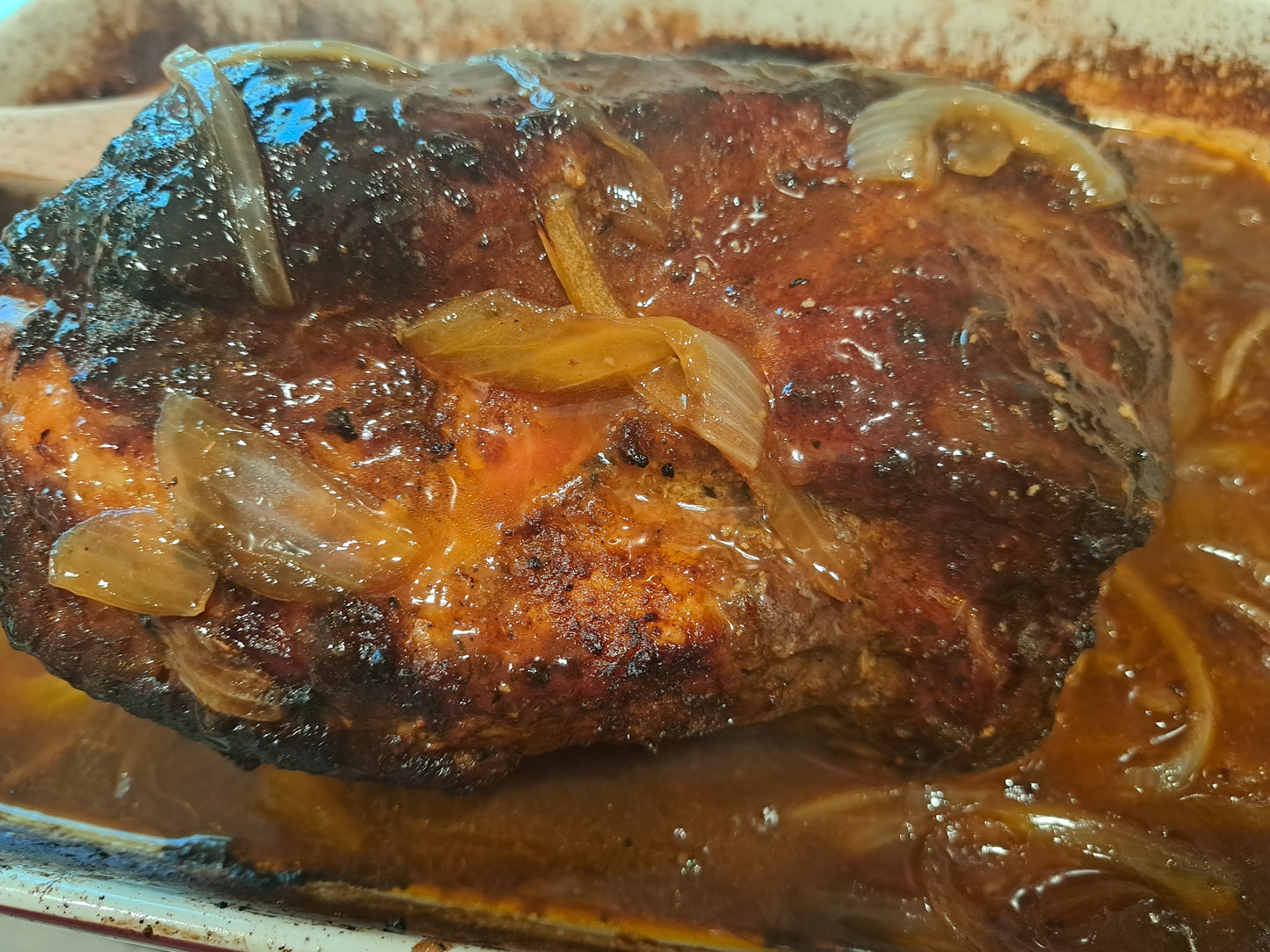 Homestyle Pork Roast with Savory Pan Gravy