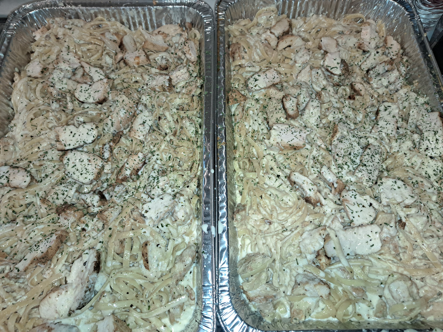 Chicken Alfredo (Original or Jerk) Large