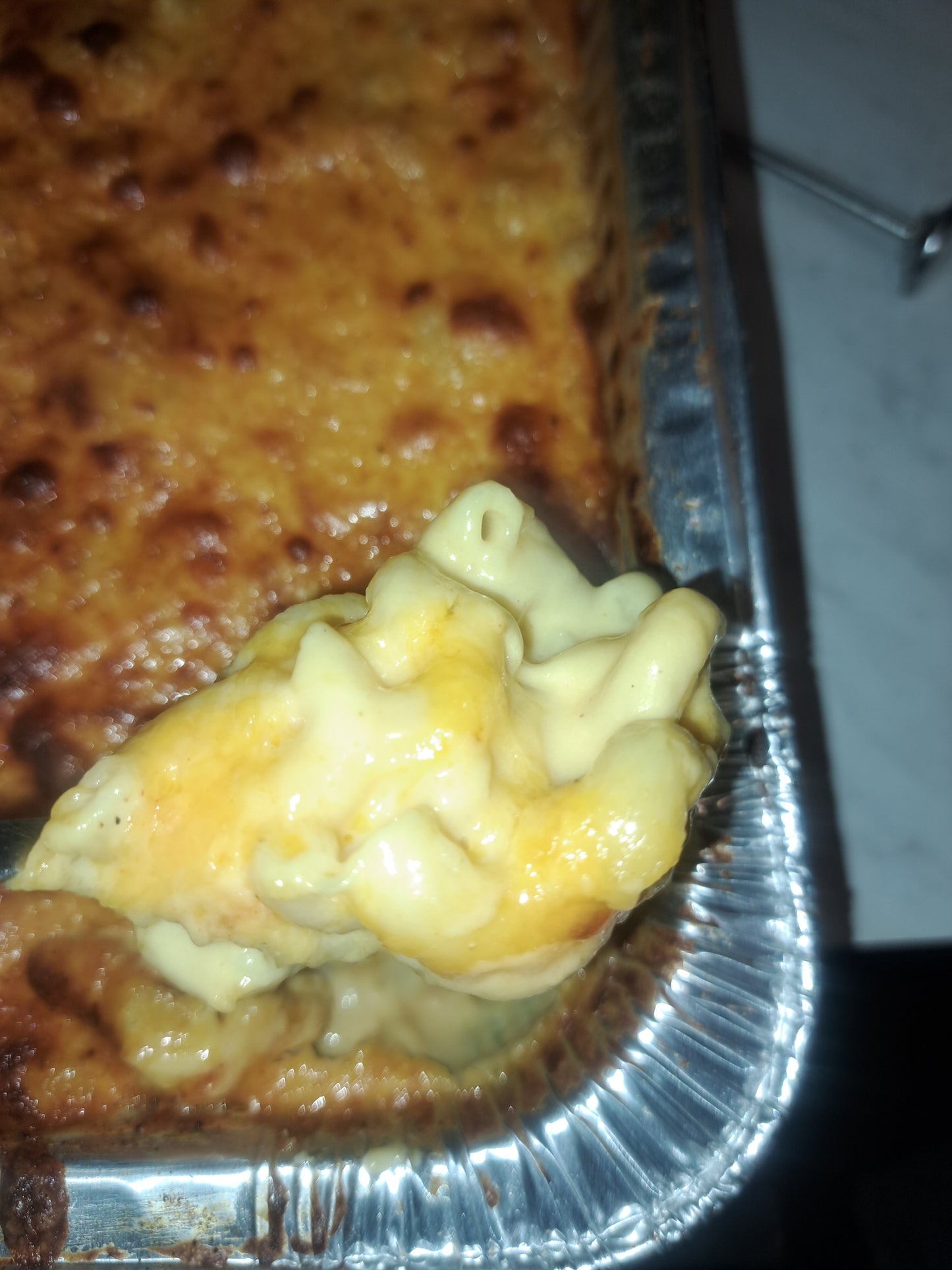 Baked Macaroni and Cheese (Long Pan)