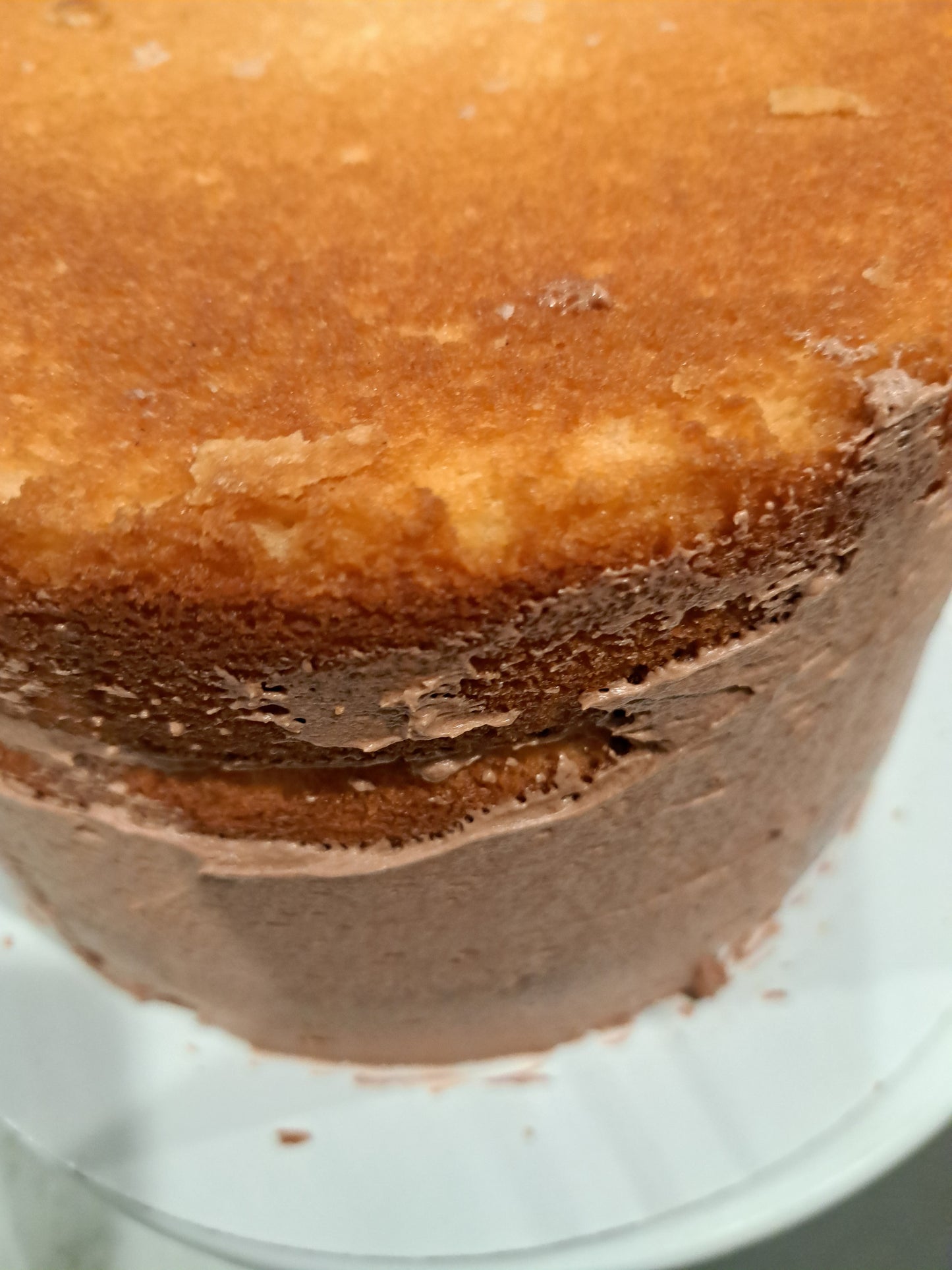 Yellow Cake with Chocolate Buttercream