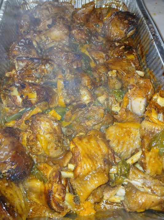 Smothered Turkey Wings (Large Pan) (Cut Up)
