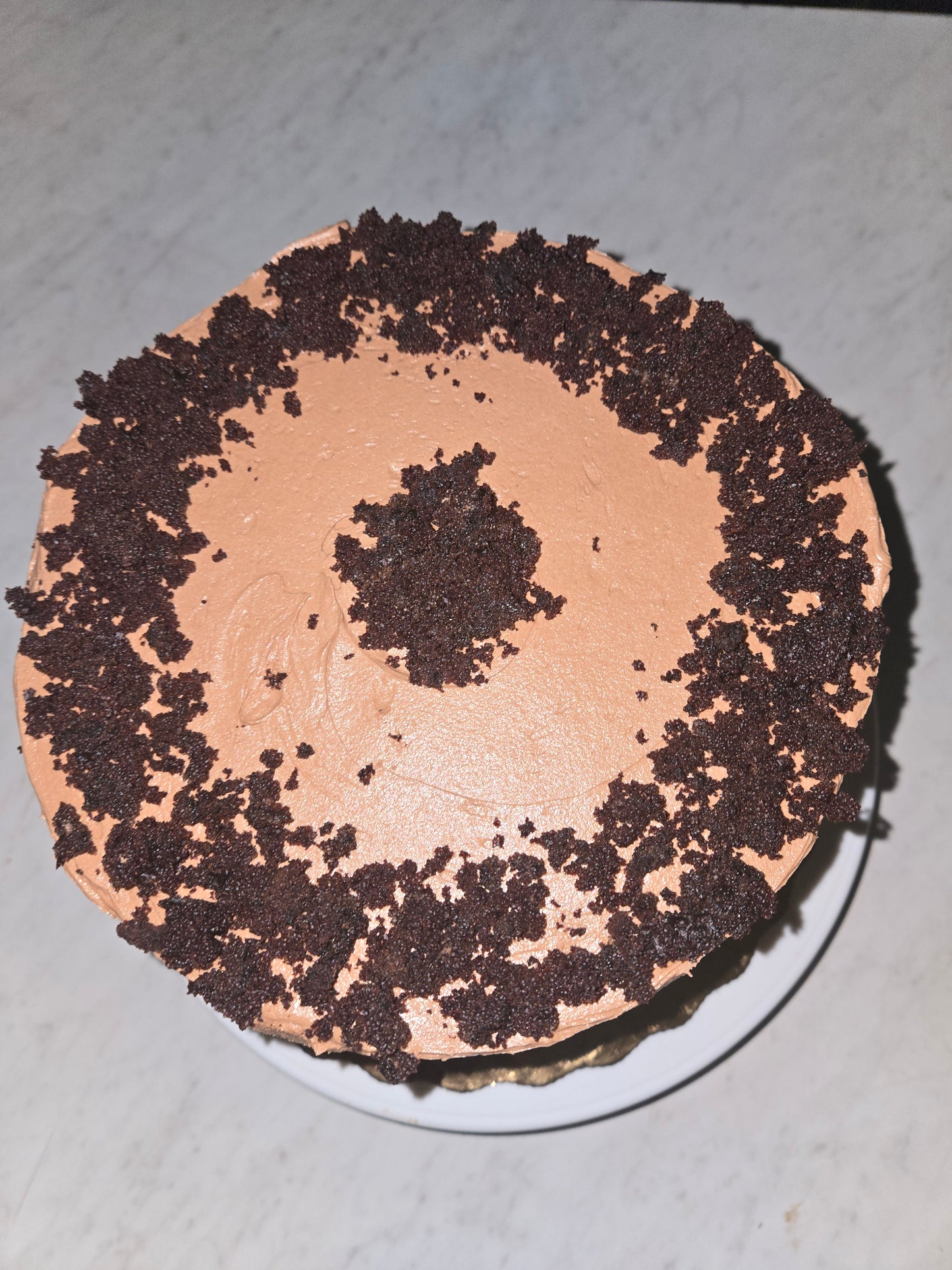 3-Layer Double Chocolate Cake