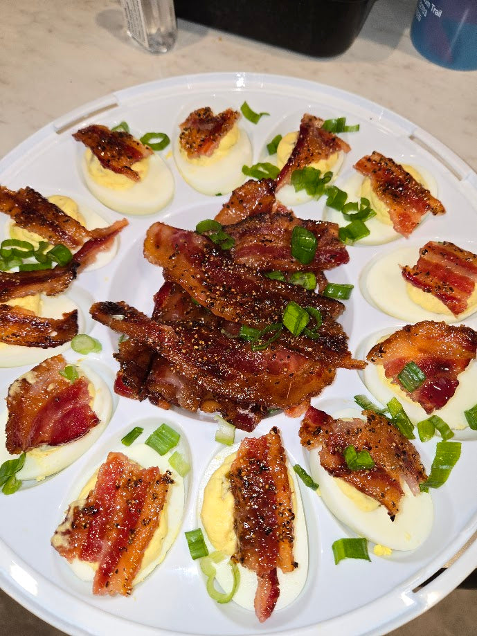 Topped Deviled Eggs