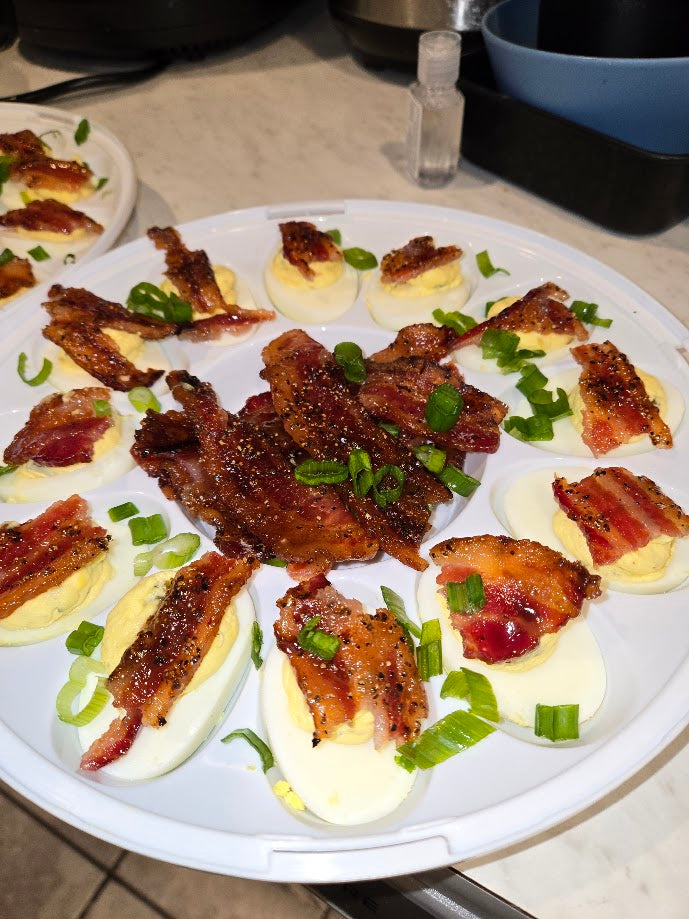 Topped Deviled Eggs