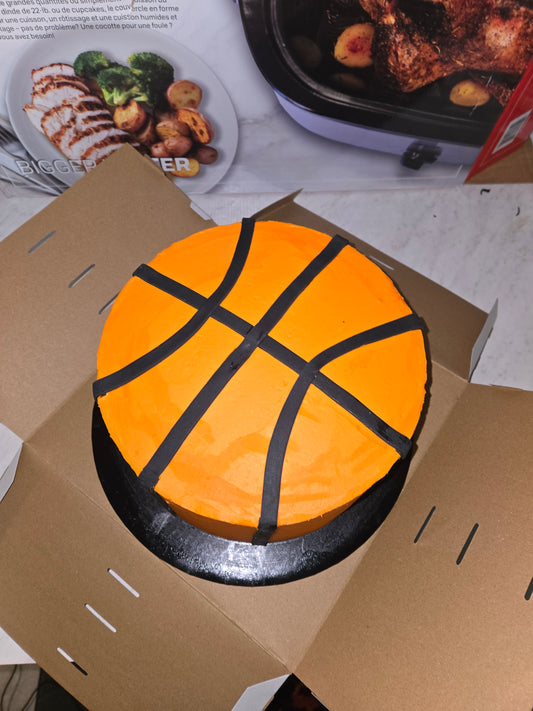 3-Layer Custom Cake (no edible image, 8-inch, simple designs)