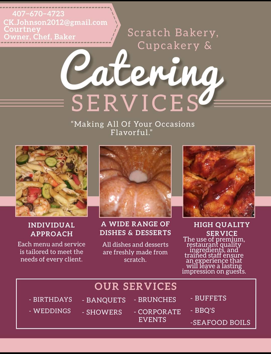 1 Full Service/Drop-off Catering Consultation