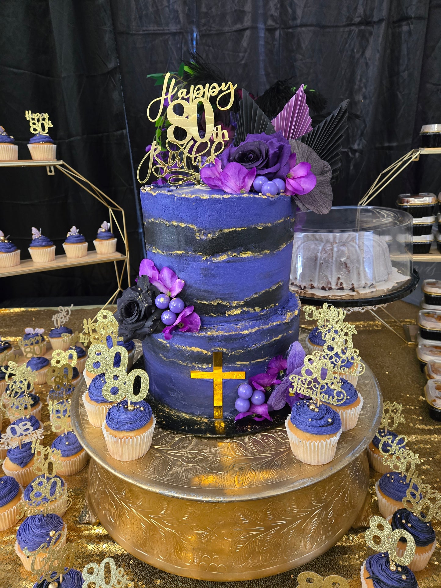 Two-tier customized cake